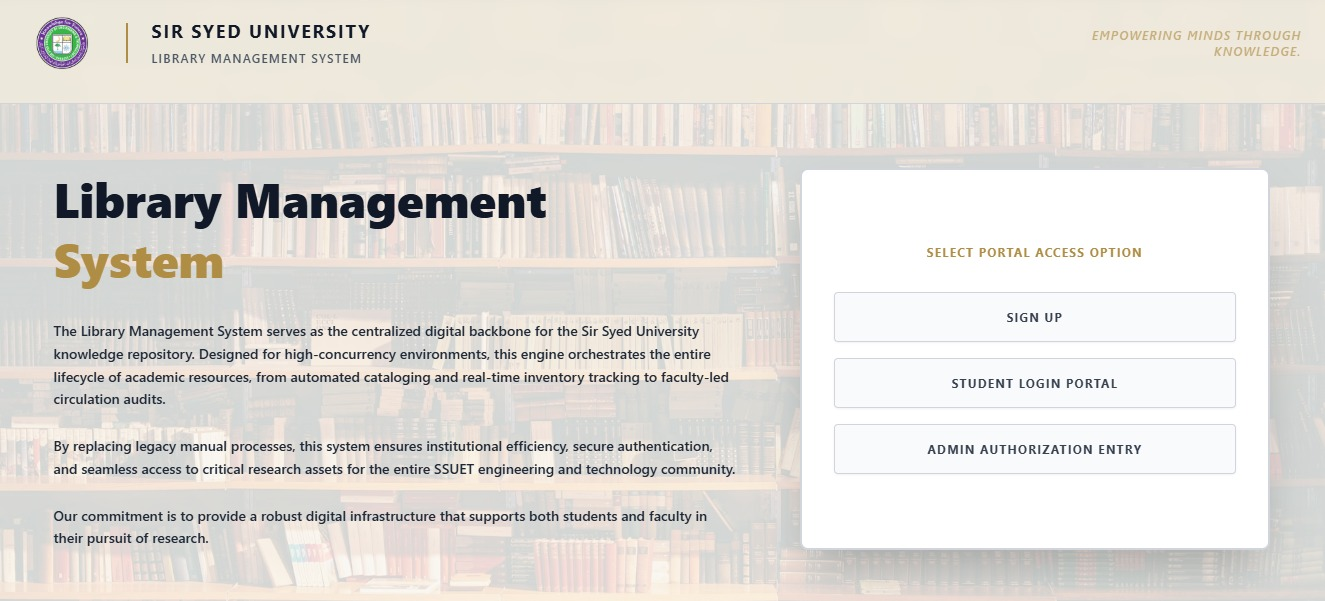 QR Library Management System Preview